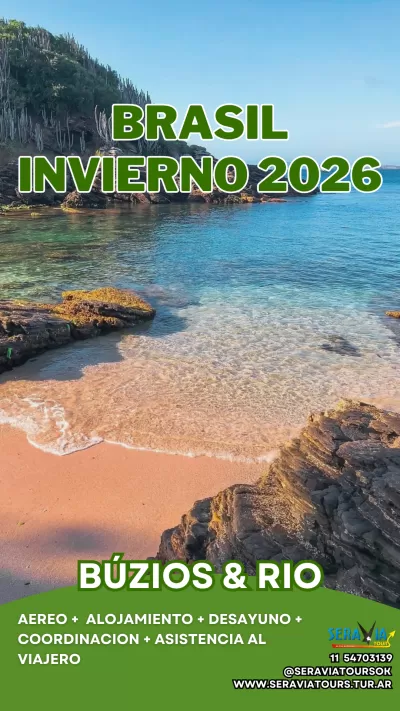 Búzios y Rio - INVIERNO 03 CUOTAS