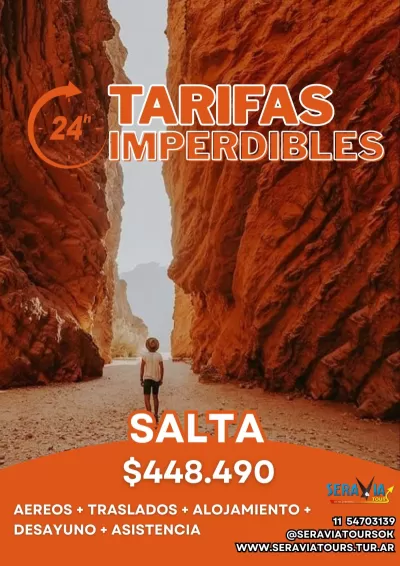 Salta y Cafayate - PROMO 24HS 